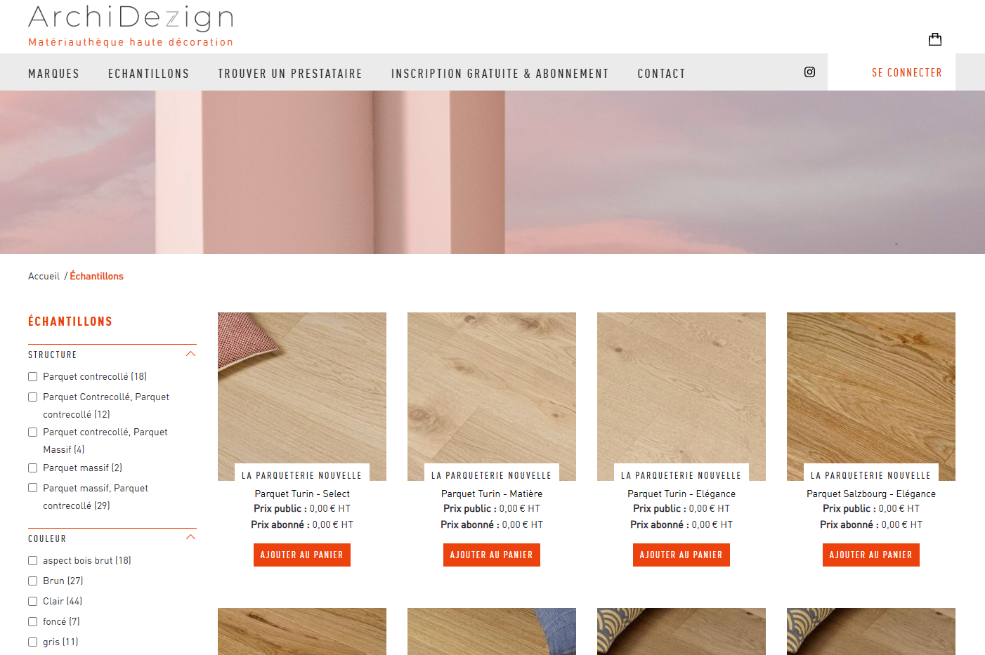 Aperçu du site ArchiDezign